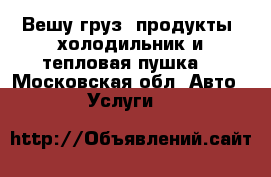 Вешу груз, продукты (холодильник и тепловая пушка) - Московская обл. Авто » Услуги   